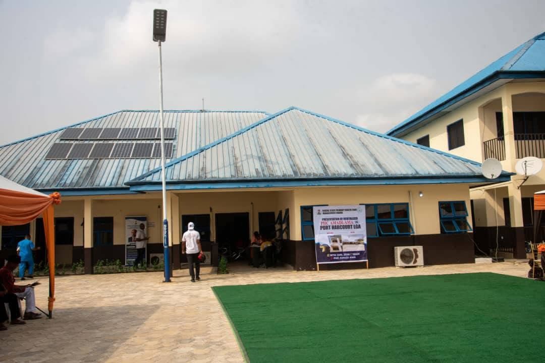 PRESENTATION OF THE REVITALIZED PRIMARY HEALTHCARE CENTRE IN AMADI-AMA