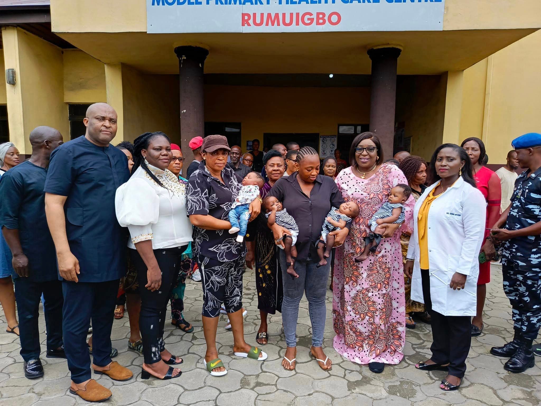 Rivers State Governorβs Visit to Model Primary Health Centre Rumuigbo in Obio/Akpor Local Government Area