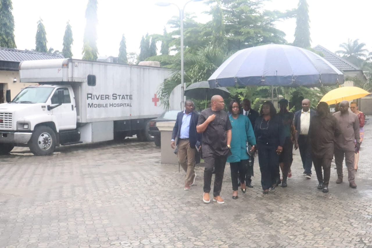 VISIT OF THE HONORABLE COMMISSIONER FOR HEALTH RIVERS STATE