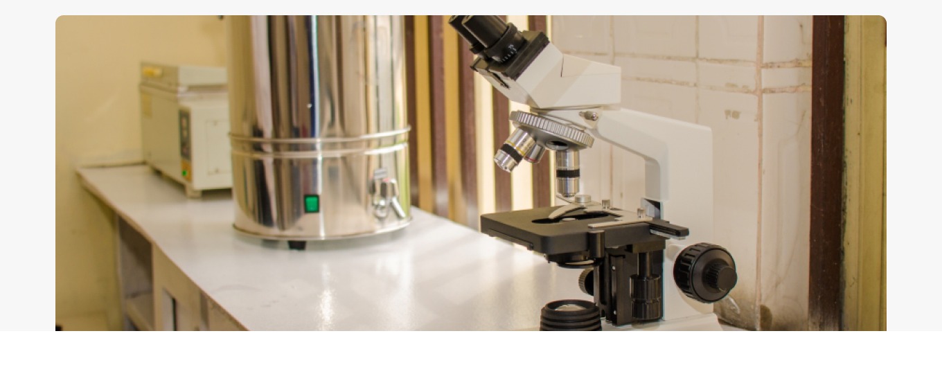 Microscope and lab equipment at RSPHCMB